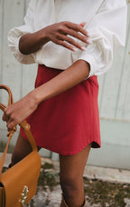 Jupe Éléna Brique