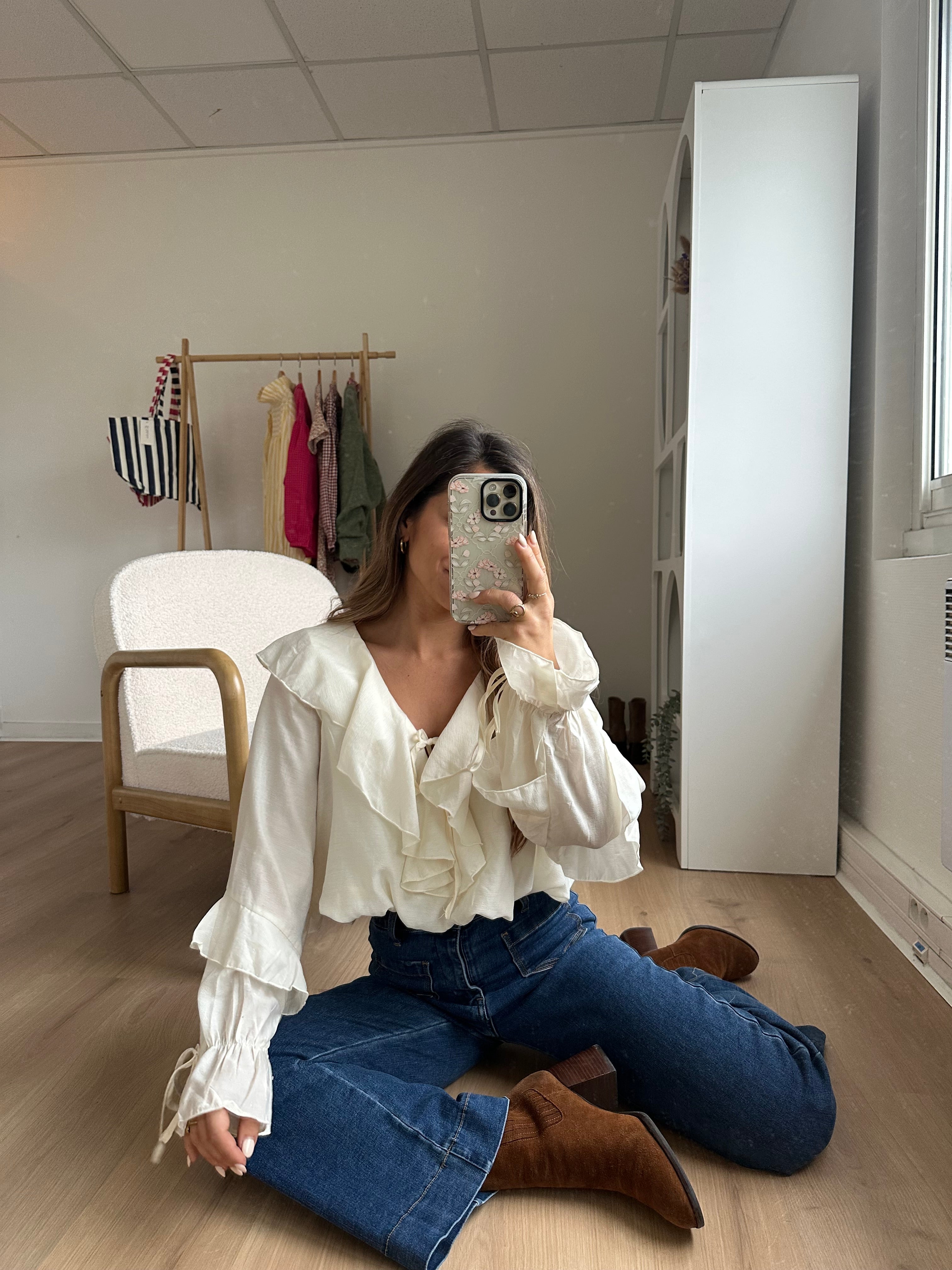 Blouse Iris Écru