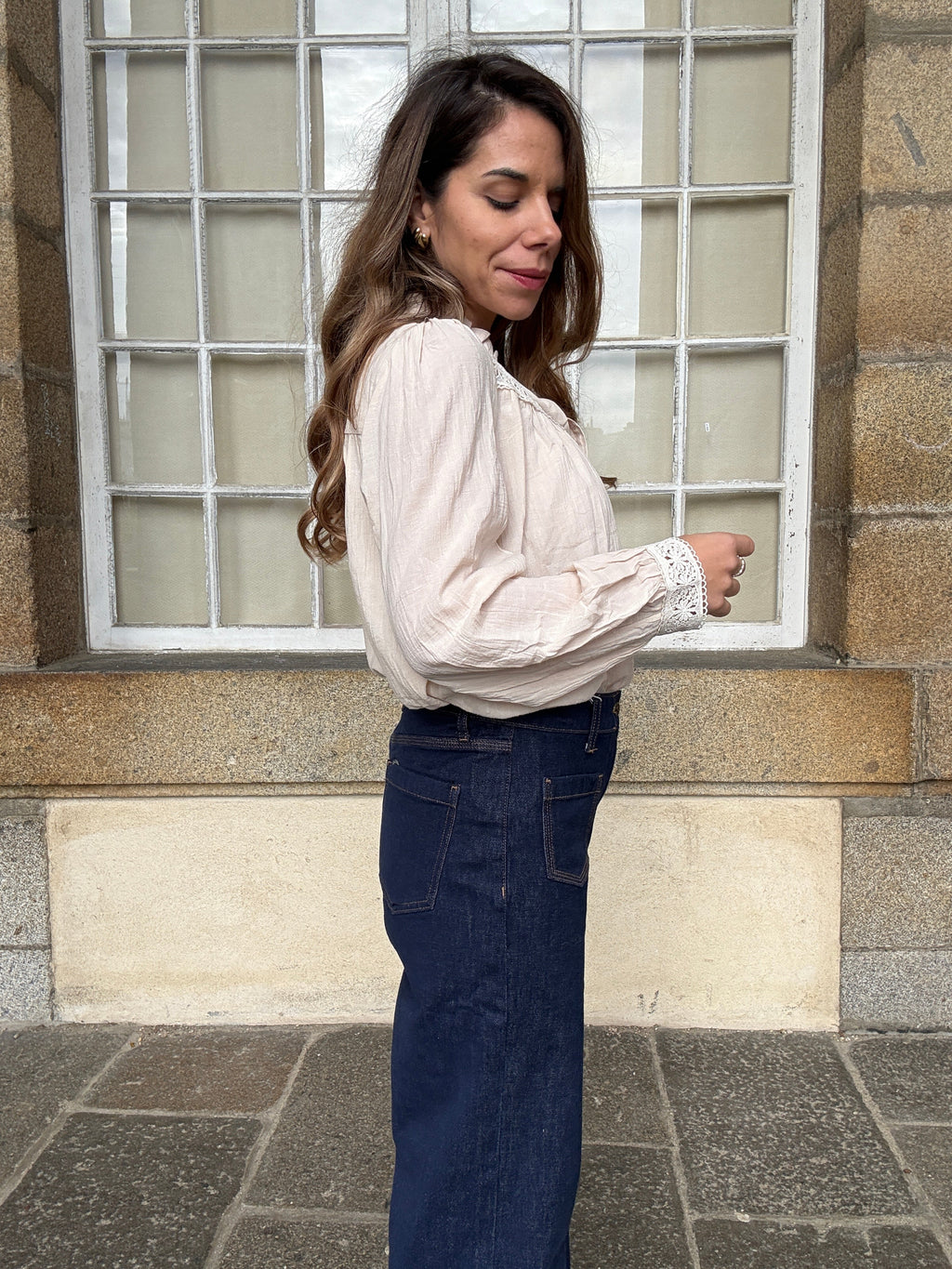 Blouse Écrue Camelia