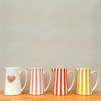 Carafe Rayée Lila
