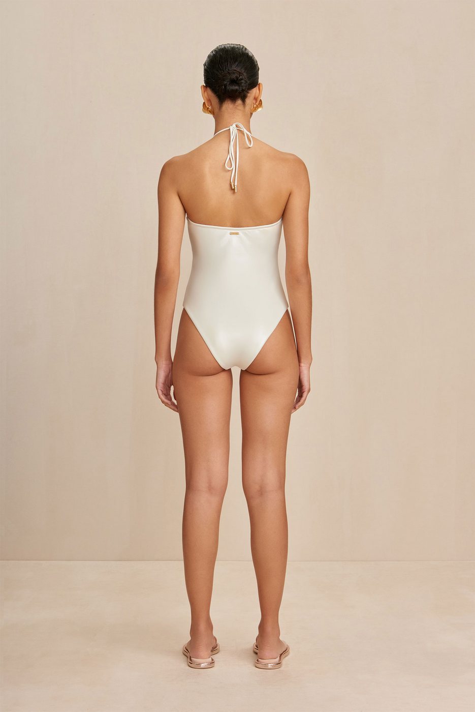 Maillot Une Pièce Elorie - Off White