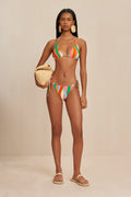 Bas De Maillot Estella - Vintage Stripe Print