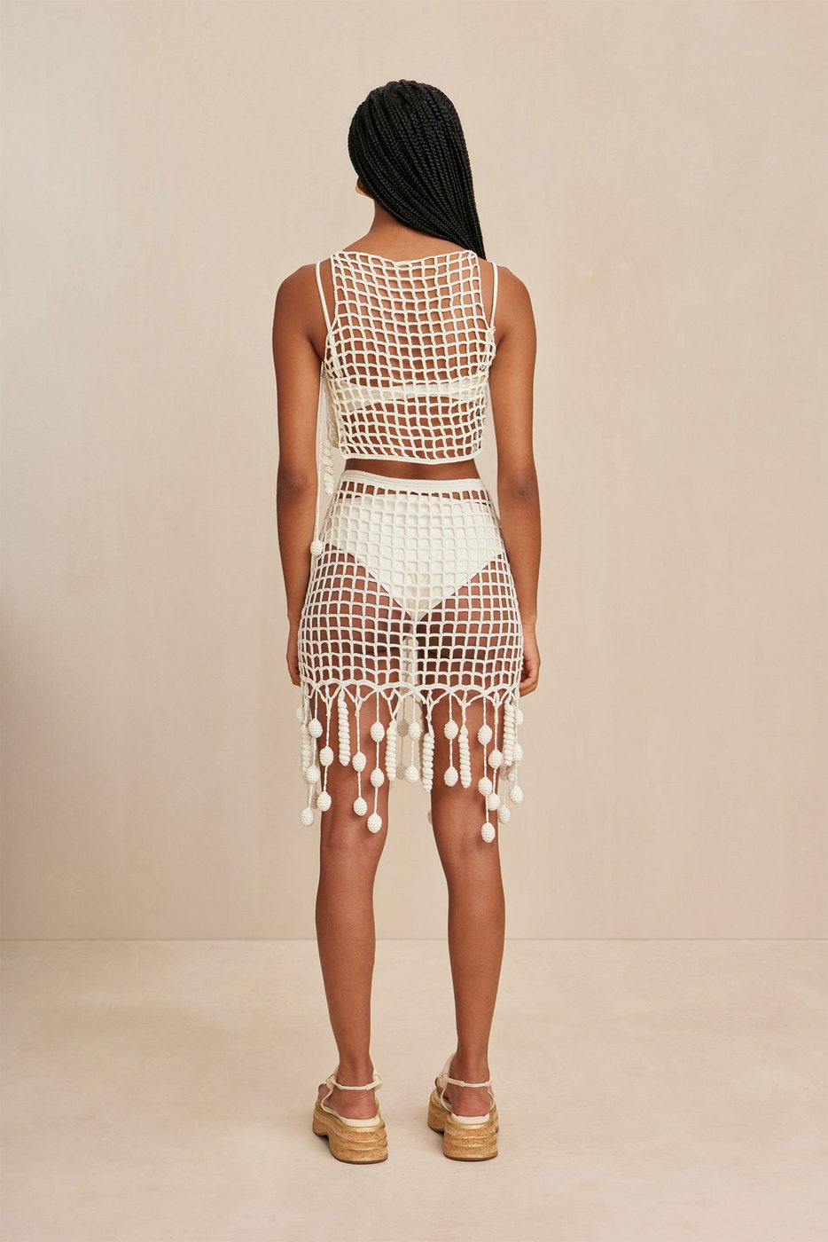 Jupe De Plage Moki - Off White