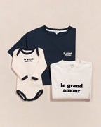 Le T-Shirt D'Allaitement Le Grand Amour En Coton Bio - Blanc