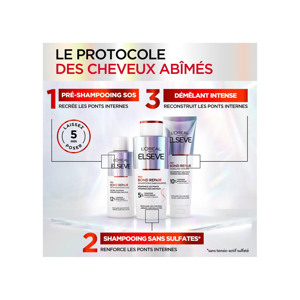 L'Oréal Paris - Elsève Pro Bond Repair - La Routine Complète Des Cheveux Abîmés