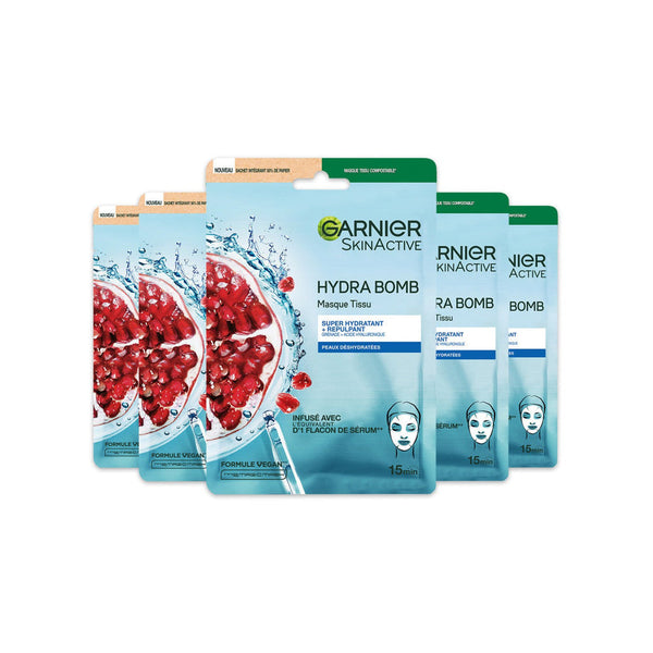 Coffret 5 Masques Tissu - Hydrabomb Grenade Hydratant & Repulpant