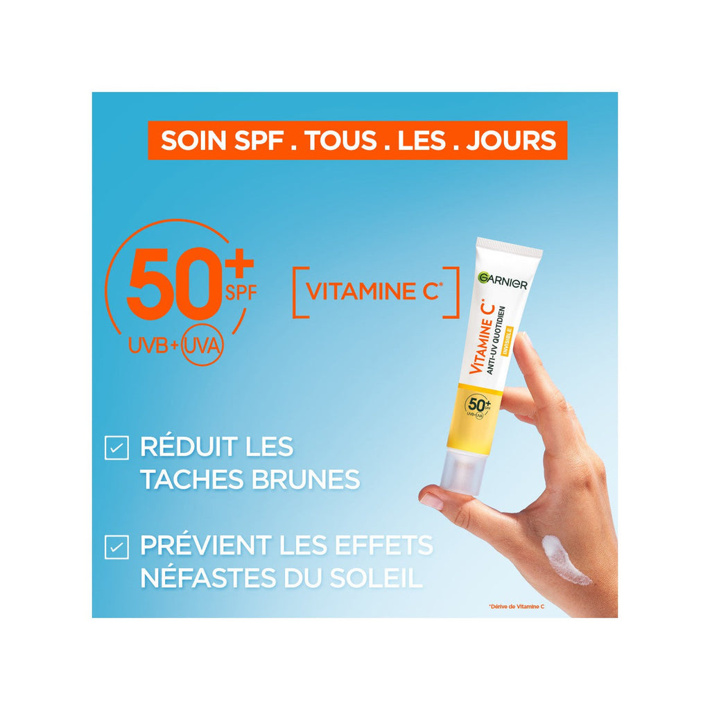 Vitamine C Anti-UV Quotidien - Invisible Spf 50