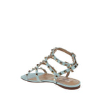 Sandales Valentino Garavani Rockstud T05 - Blue - Femme