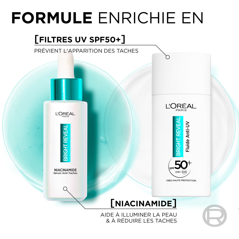 L'Oréal Paris - Routine Visage Anti-Taches Niacinamide - Bright Reveal