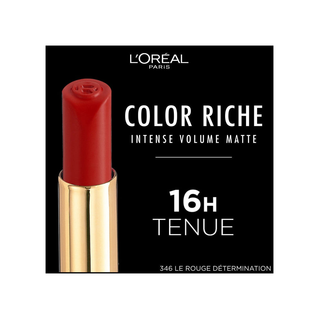 L'Oréal Paris - Coffret 3 Rouges À Lèvres - Mat & Repulpant - Color Riche - Teintes : Nude Independant (640), Rouge Déterminati