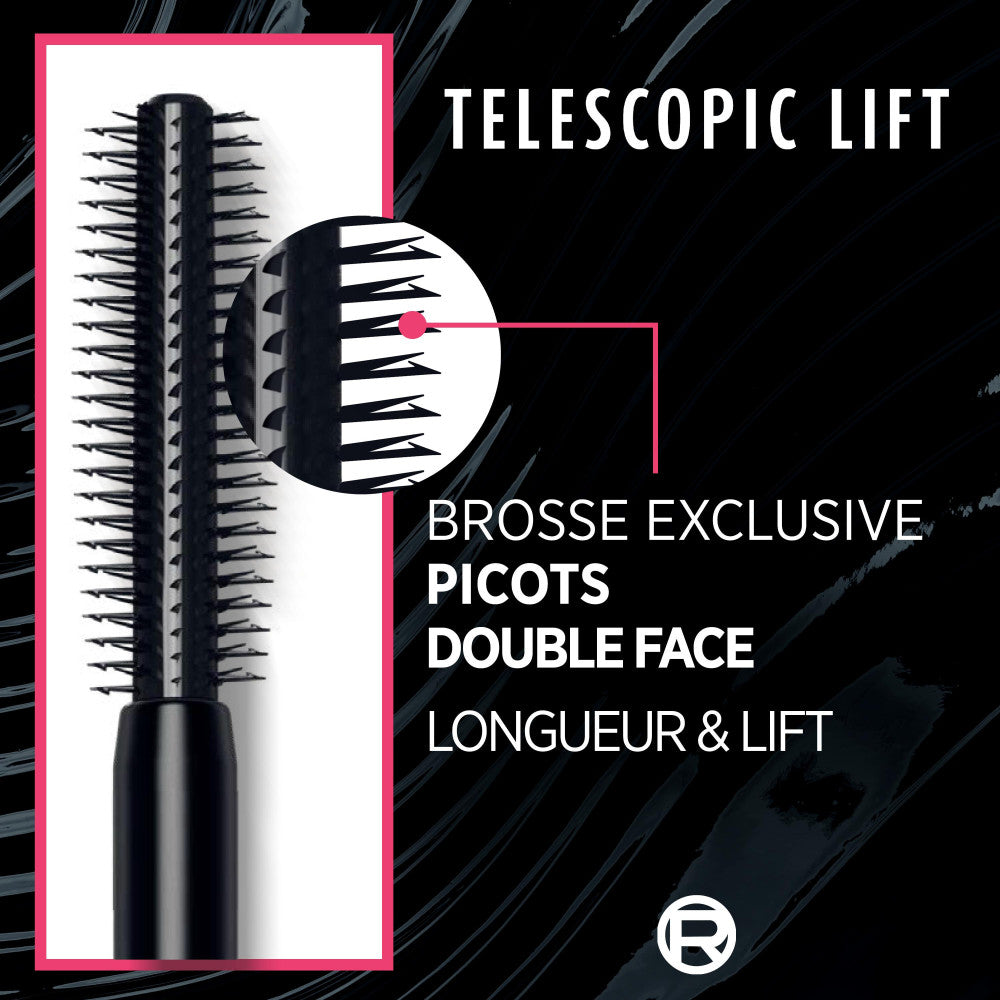 L'Oréal Paris - Mascara Telescopic Lift - Lot De 2 - Noir & Extra Noir