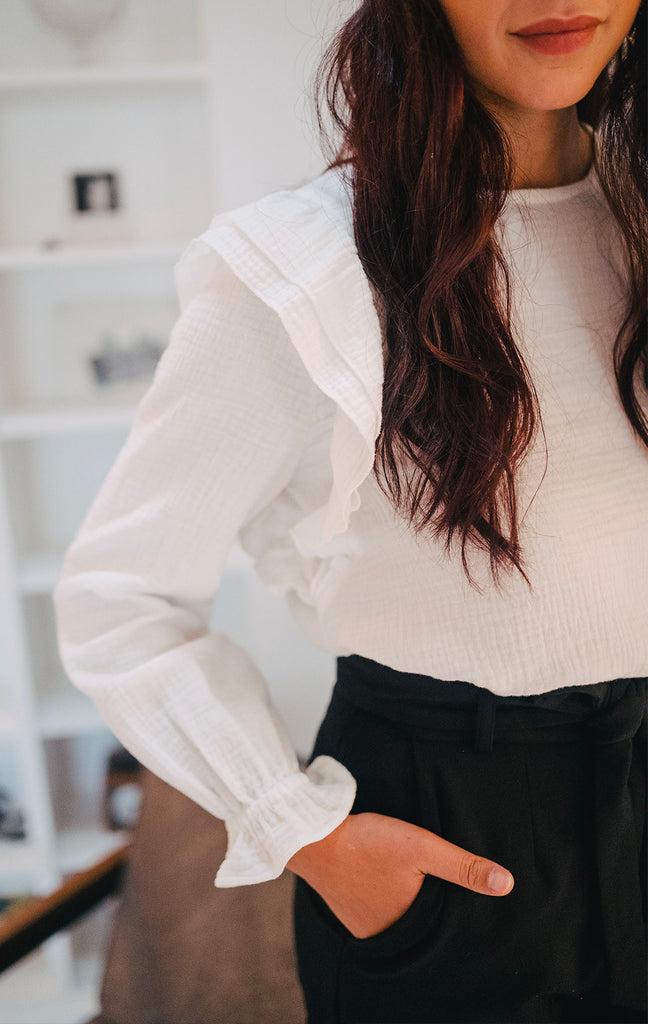 Blouse Silène Écru Coton