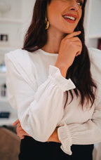 Blouse Silène Écru Coton
