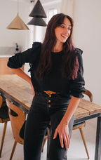 Blouse Silène Noir Coton