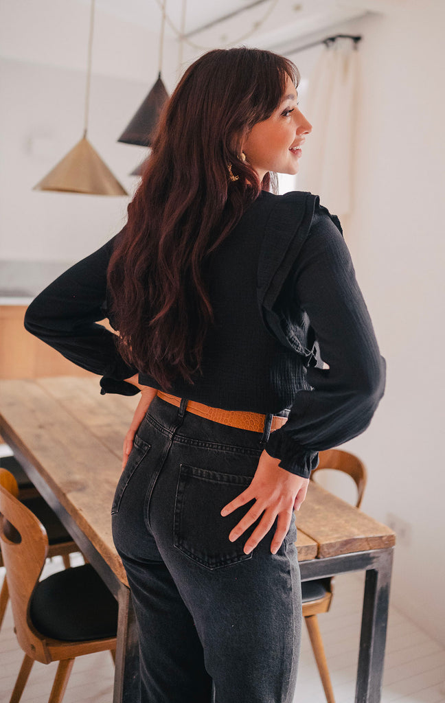 Blouse Silène Noir Coton