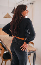 Blouse Silène Noir Coton
