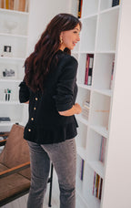 Blouse Sully Ébène Coton