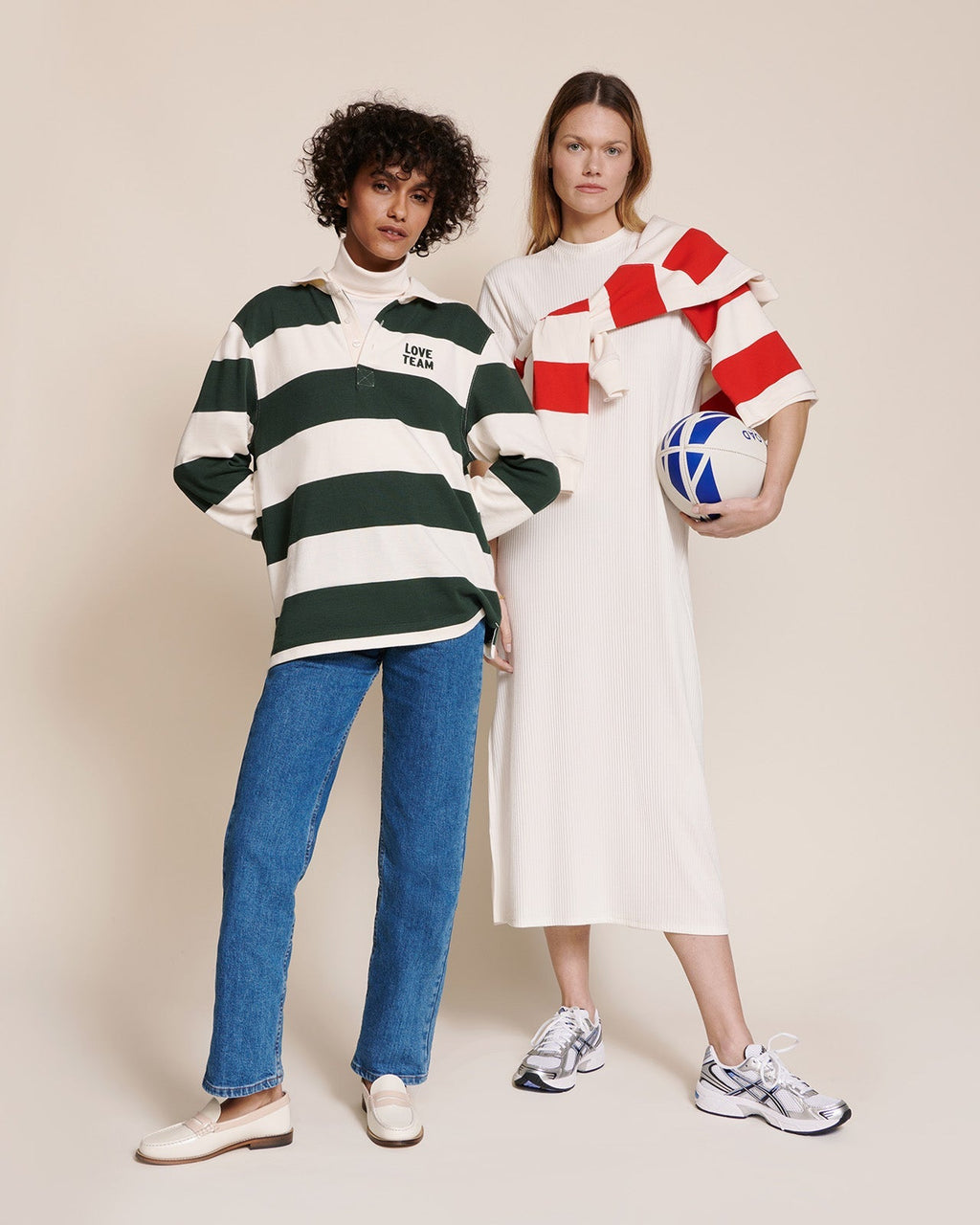 Le Polo Love Team Unisexe En Coton Bio - Vert