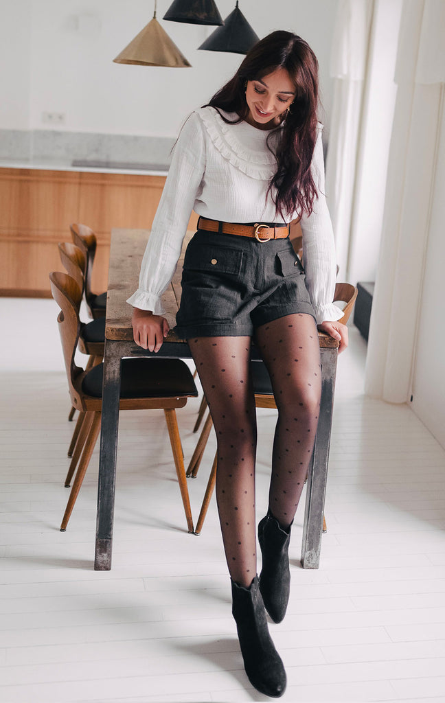 Blouse Léa Écru Coton