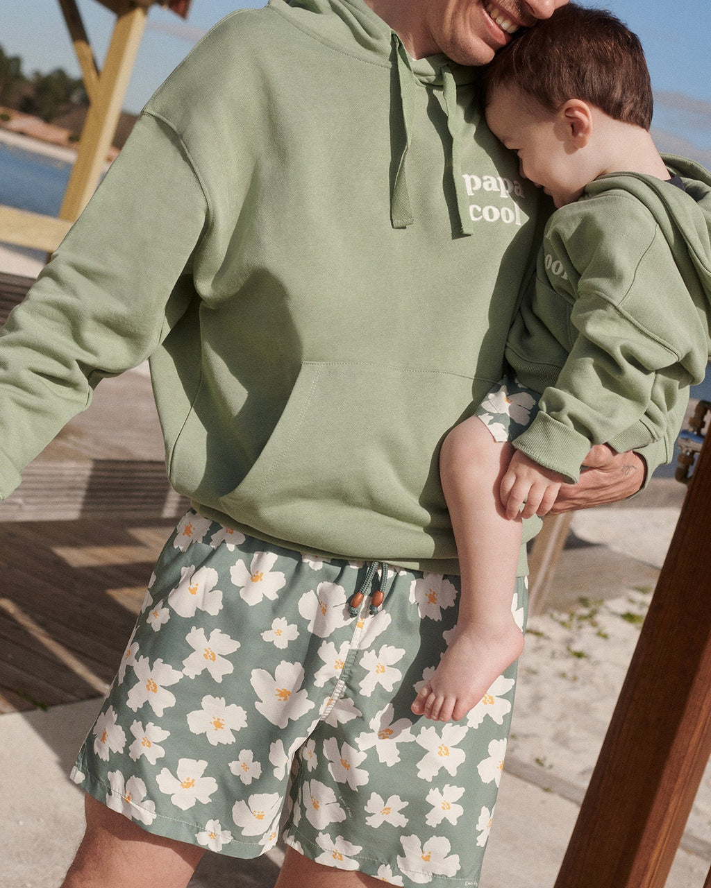 Le Maillot Anémones Homme - Gili'S X Émoi Émoi - Olive