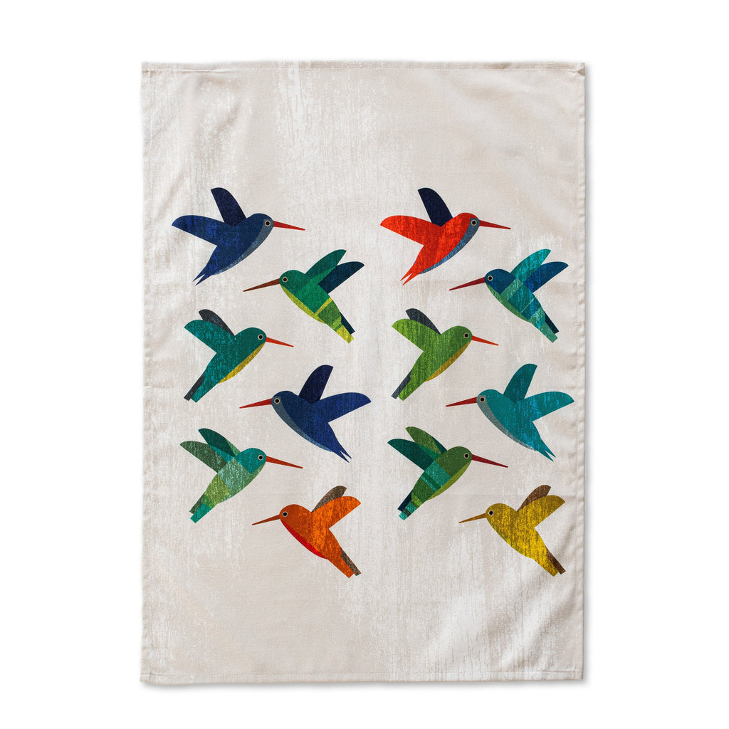 Torchon (2 Pièces) Colibri - Multicolore