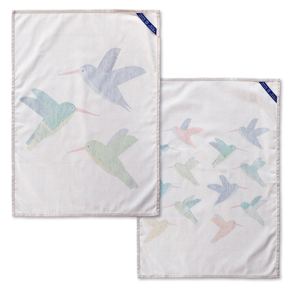 Torchon (2 Pièces) Colibri - Multicolore