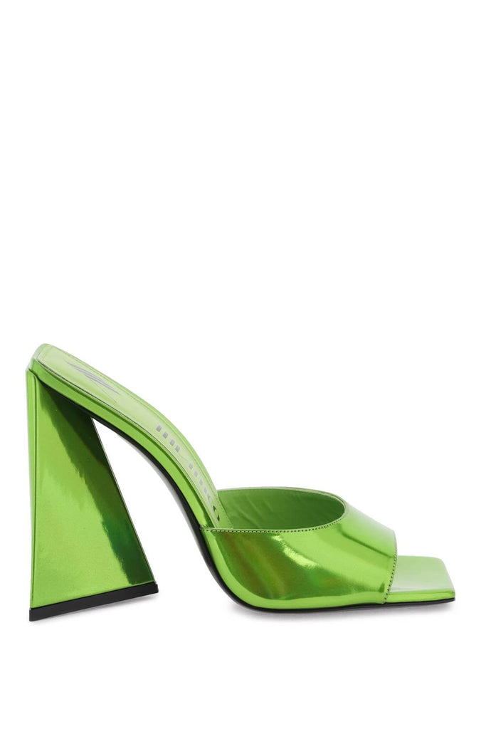 The Attico - Mules The Attico Devon Mules In Laminated Faux Patent Leather