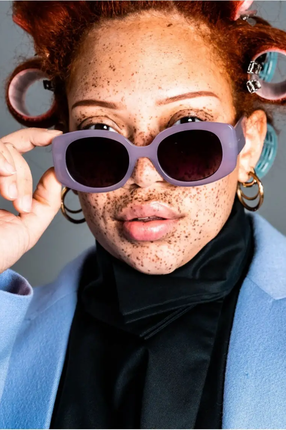 Lunettes De Soleil Amour - Cristal Violet