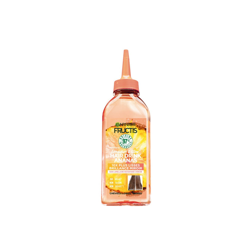 Fructis Hair Drink - Soin Lamellaire Instantané Longueurs & Glow Ananas
