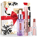 L'Oréal Paris - Coffret Cadeau Femme Luxe - 1 Sérum Filler Anti-Rides Acide Hyaluronique + 1 Mascara Noir Huile De Ricin Lash Para