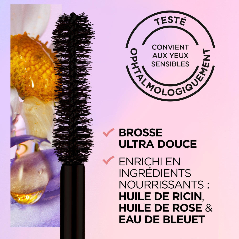 L'Oréal Paris - Coffret Cadeau Femme Luxe - 1 Sérum Filler Anti-Rides Acide Hyaluronique + 1 Mascara Noir Huile De Ricin Lash Para