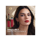 L'Oréal Paris - Coffret 3 Rouges À Lèvres Liquide Longue Tenue - Couleur Intense & Fini Mat - Sans Transfert - Infaillible Matte