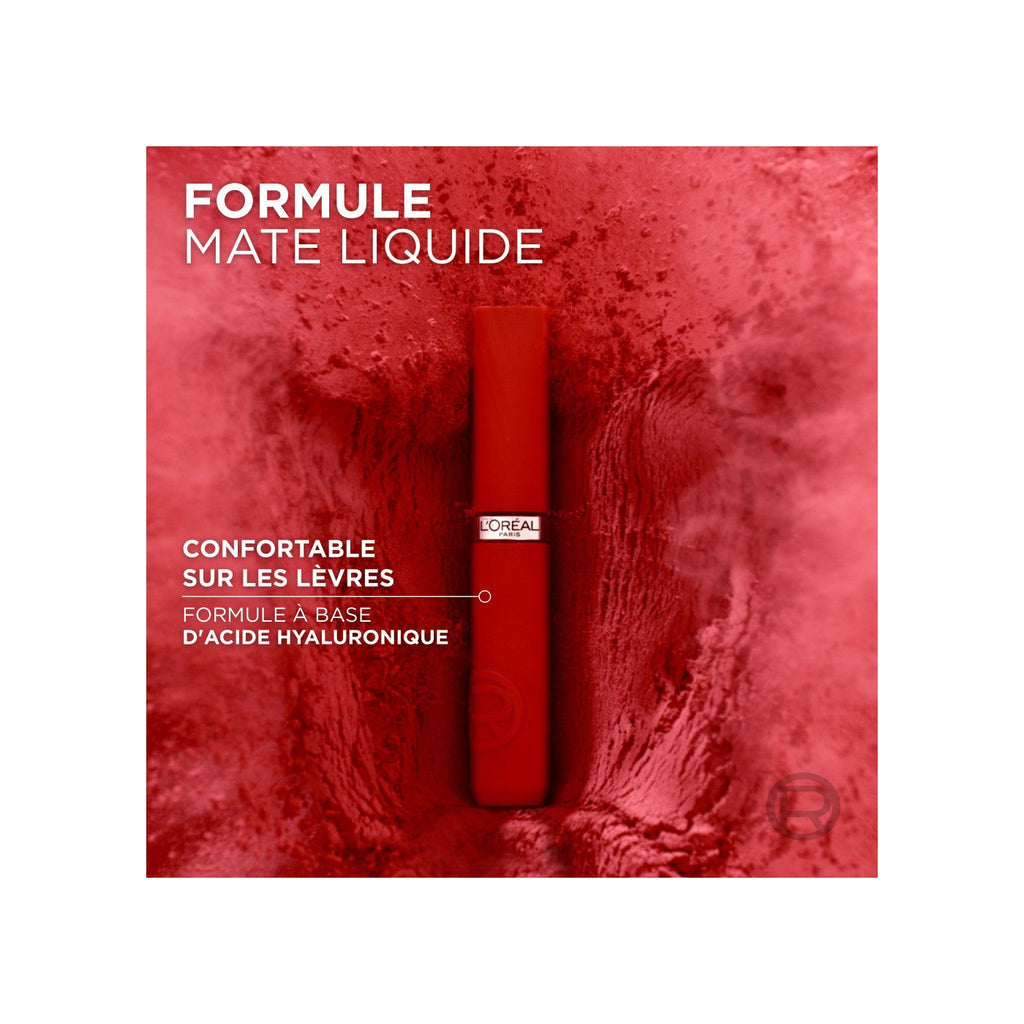 L'Oréal Paris - Coffret 3 Rouges À Lèvres Liquide Longue Tenue - Couleur Intense & Fini Mat - Sans Transfert - Infaillible Matte