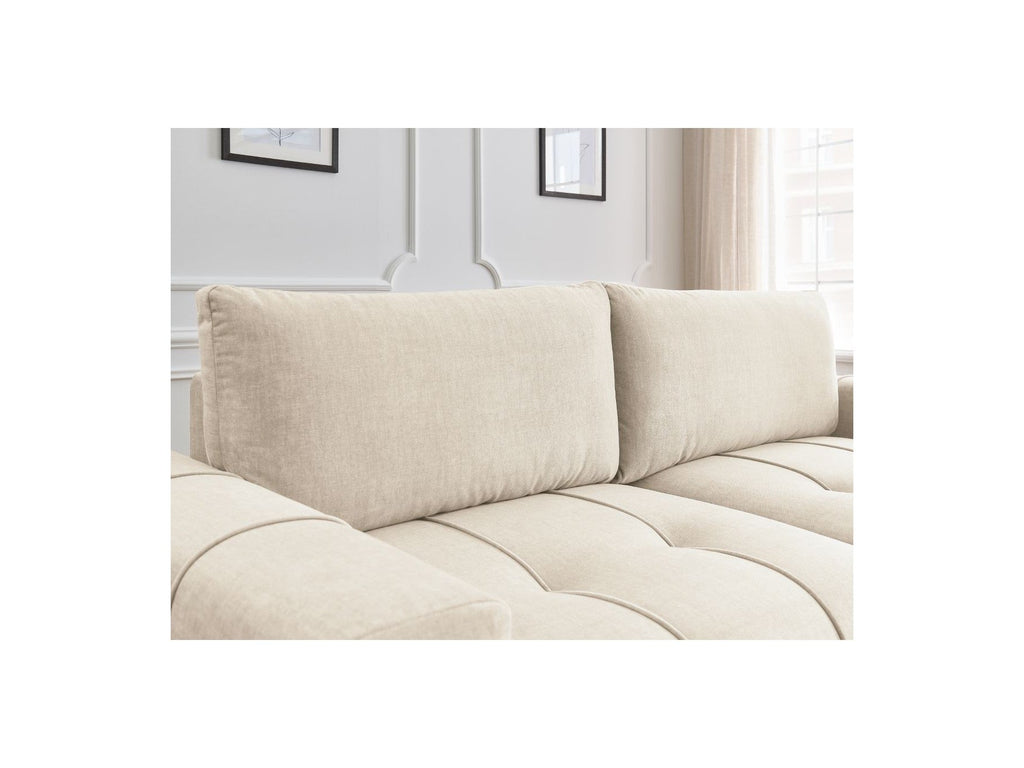 Arsene - Canapé Droit Convertible Coffre - Tissu Velours