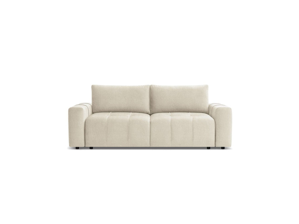 Arsene - Canapé Droit Convertible Coffre - Tissu Velours
