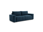 Arsene - Canapé Droit Convertible Coffre - Tissu Velours