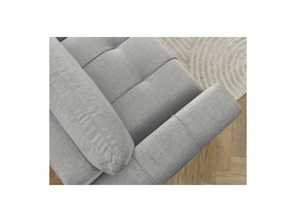Arsene - Canapé Droit Convertible Coffre - Tissu Velours