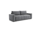 Arsene - Canapé Droit Convertible Coffre - Tissu Velours