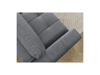 Arsene - Canapé Droit Convertible Coffre - Tissu Velours