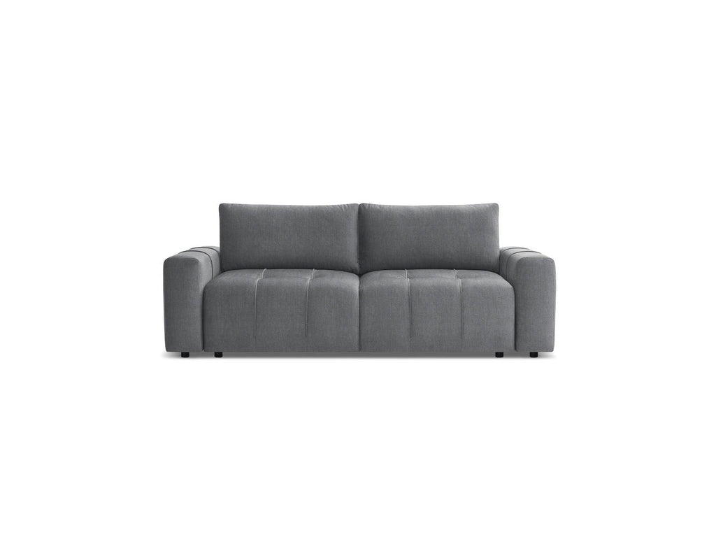Arsene - Canapé Droit Convertible Coffre - Tissu Velours