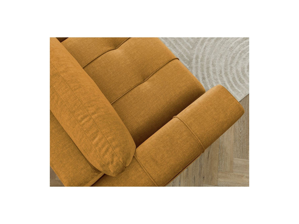 Arsene - Canapé Droit Convertible Coffre - Tissu Velours