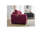 Arsene - Canapé Droit Convertible Coffre - Tissu Velours