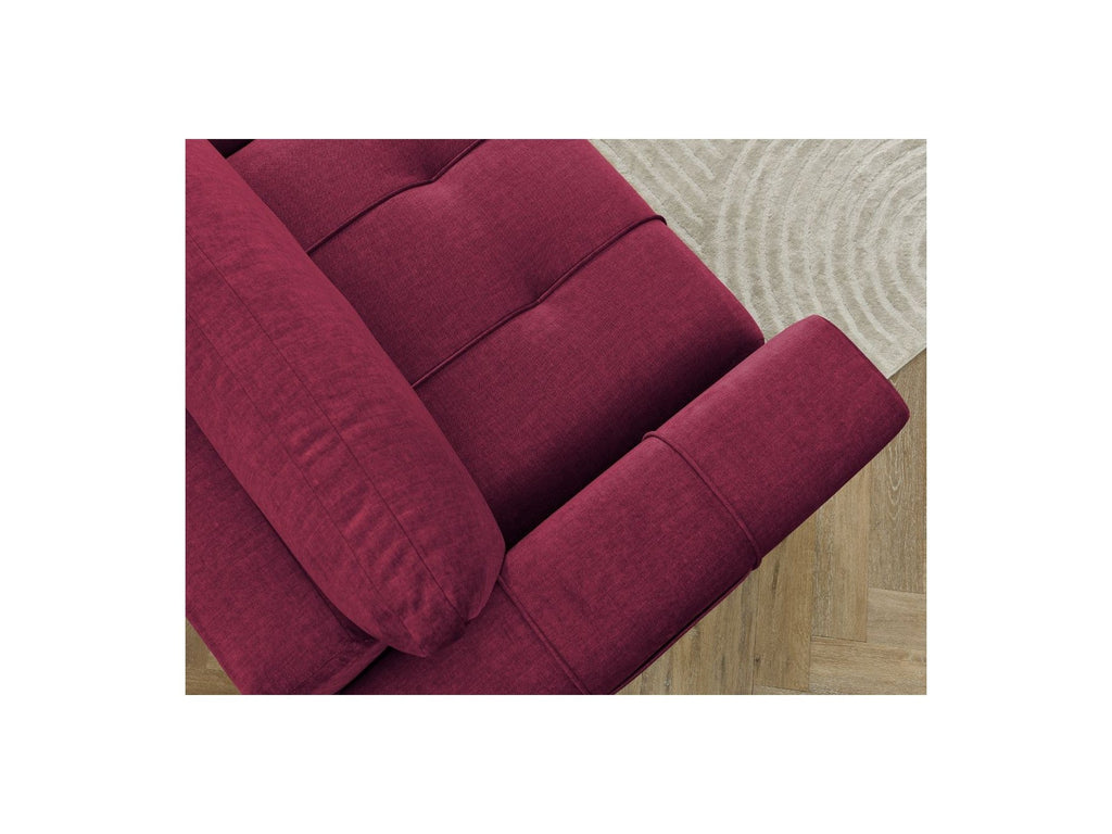 Arsene - Canapé Droit Convertible Coffre - Tissu Velours