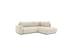 Arsene - Canapé D'Angle L Convertible Coffre - Velours - Angle Droit