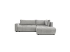 Arsene - Canapé D'Angle L Convertible Coffre - Velours - Angle Droit
