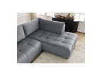 Arsene - Canapé D'Angle L Convertible Coffre - Velours - Angle Droit