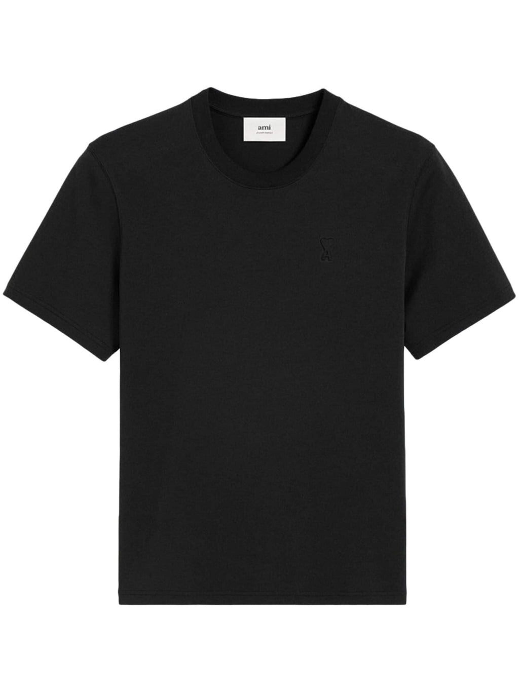 Ami Paris - T-Shirt Ami De Coeur Petit 3D – Noir