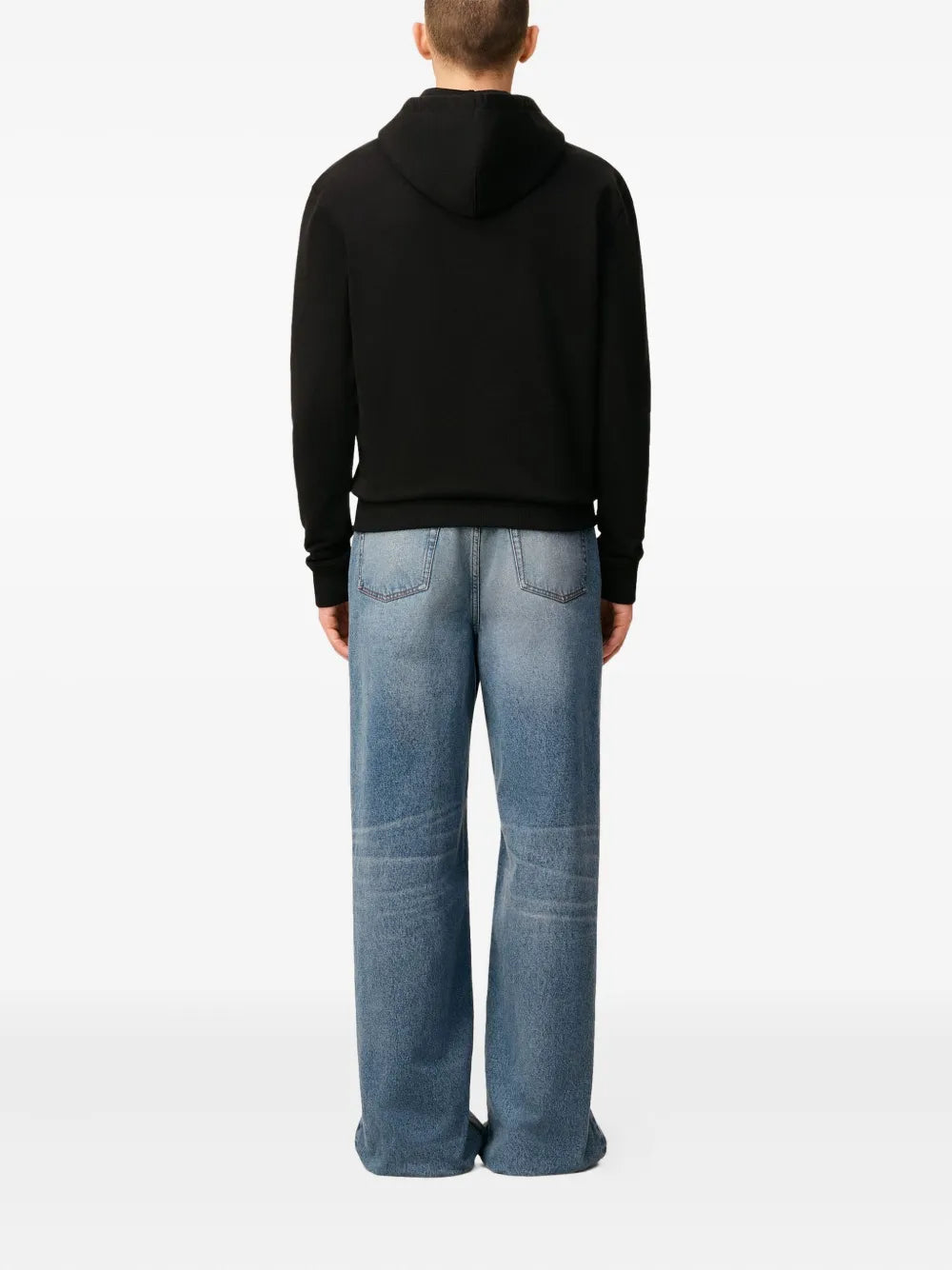 Ami Paris - Sweat À Capuche Zippé Ami De Coeur – Noir