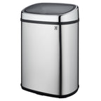 Poubelle Push Pression Inox City - 48L - Argent