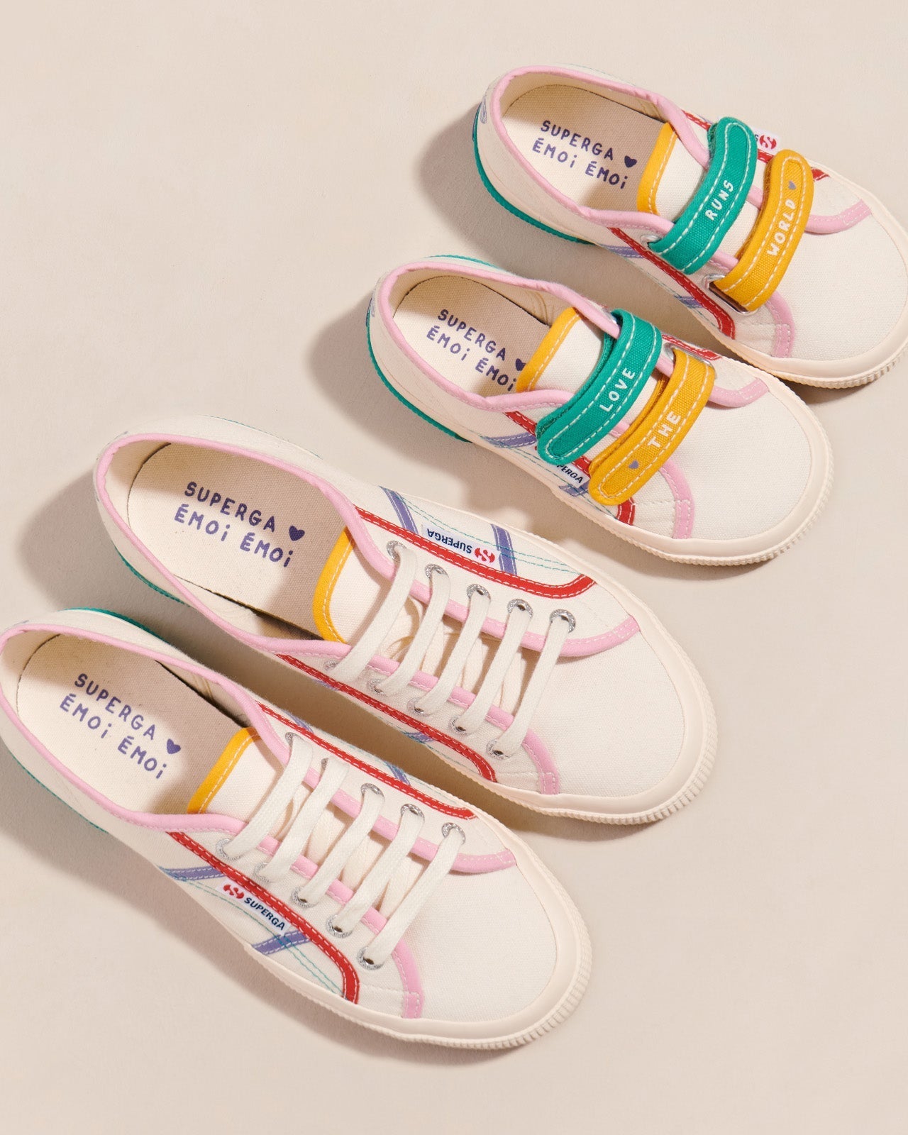 Les Tennis Superga X Émoi Émoi – Enfant – Ivoire
